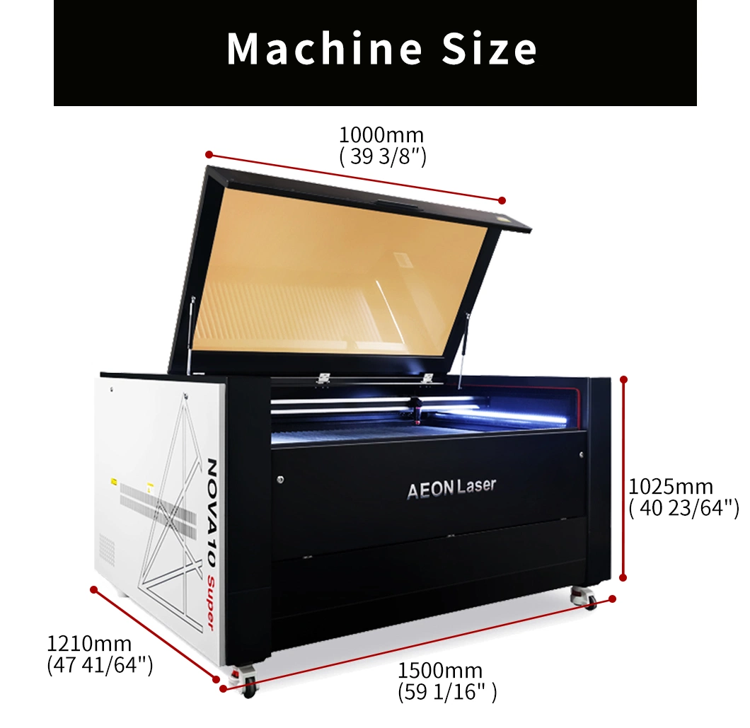 Aeon Vector Engraving 140cm*90cm 100W 130W 150W CNC Engraving Machine with Ruida Control and Lightburn Software (All In One Design)